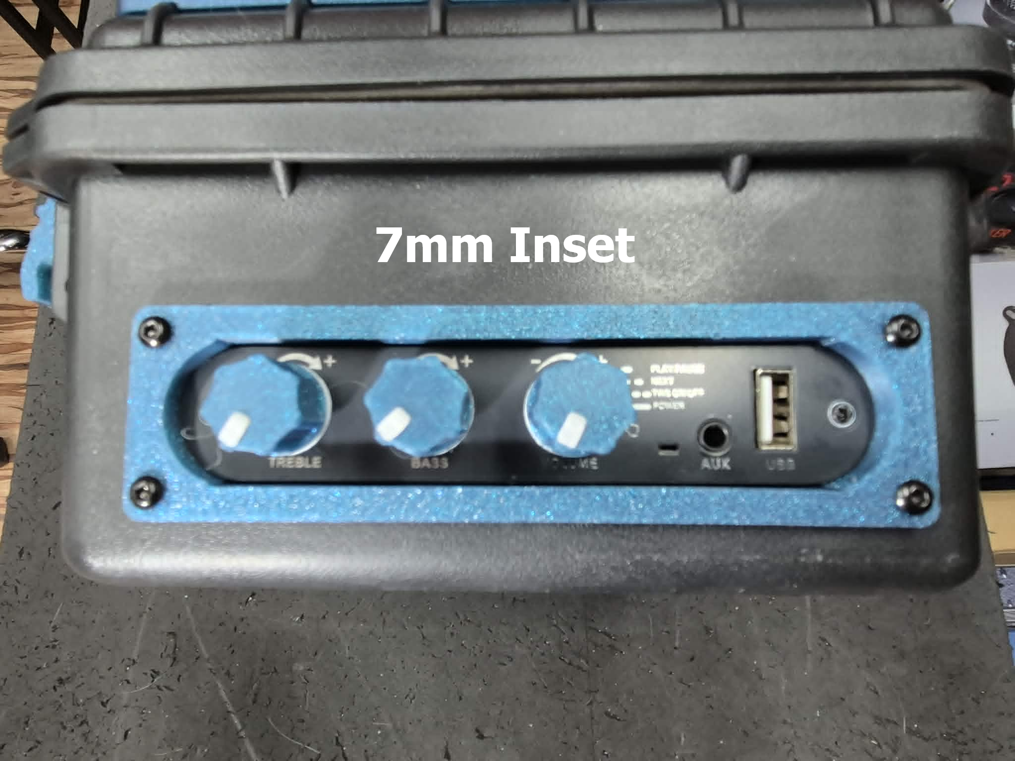 1001U Amp Recess Plate