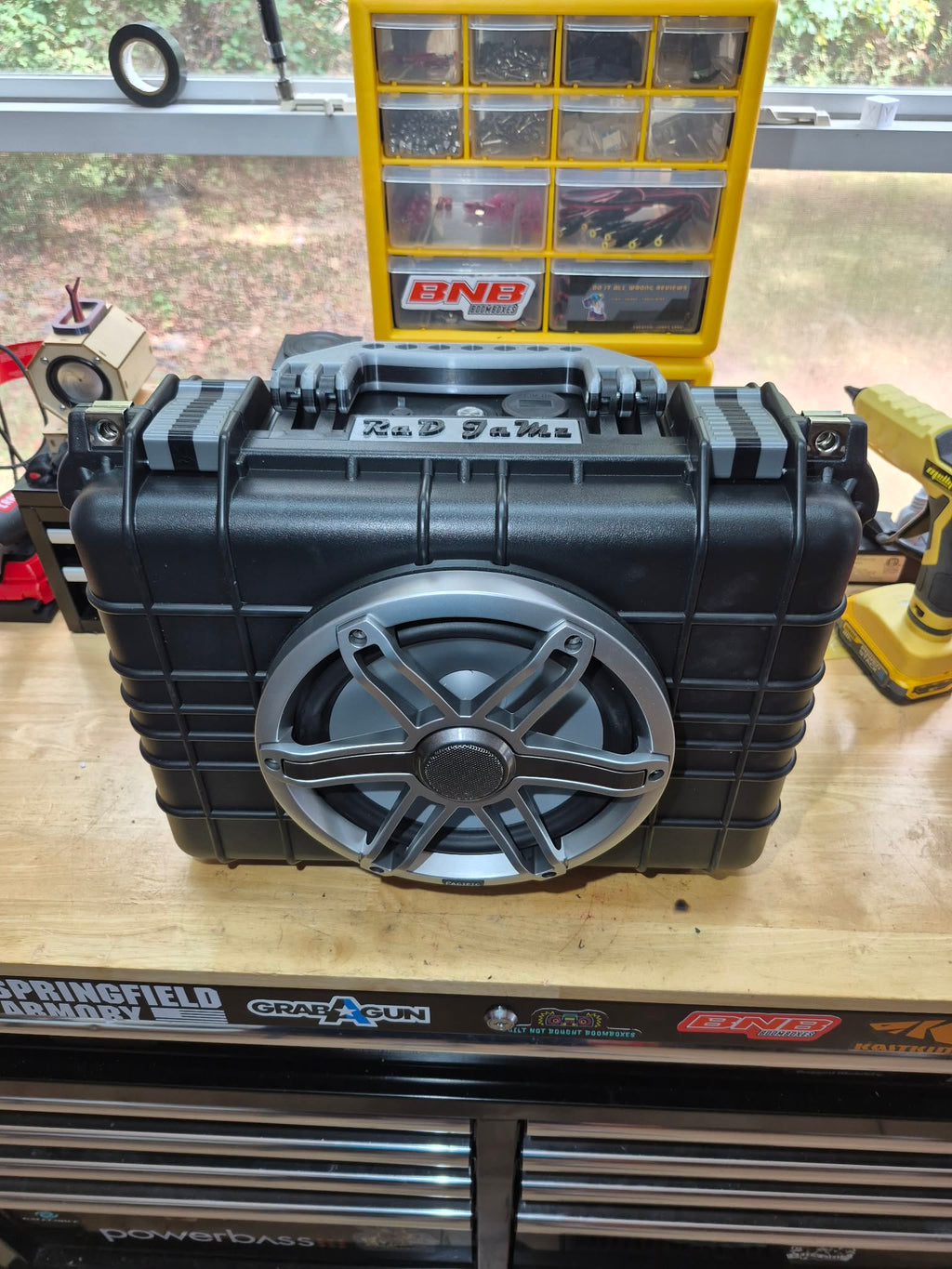 Pacific Audio 8" Bluetooth Boombox