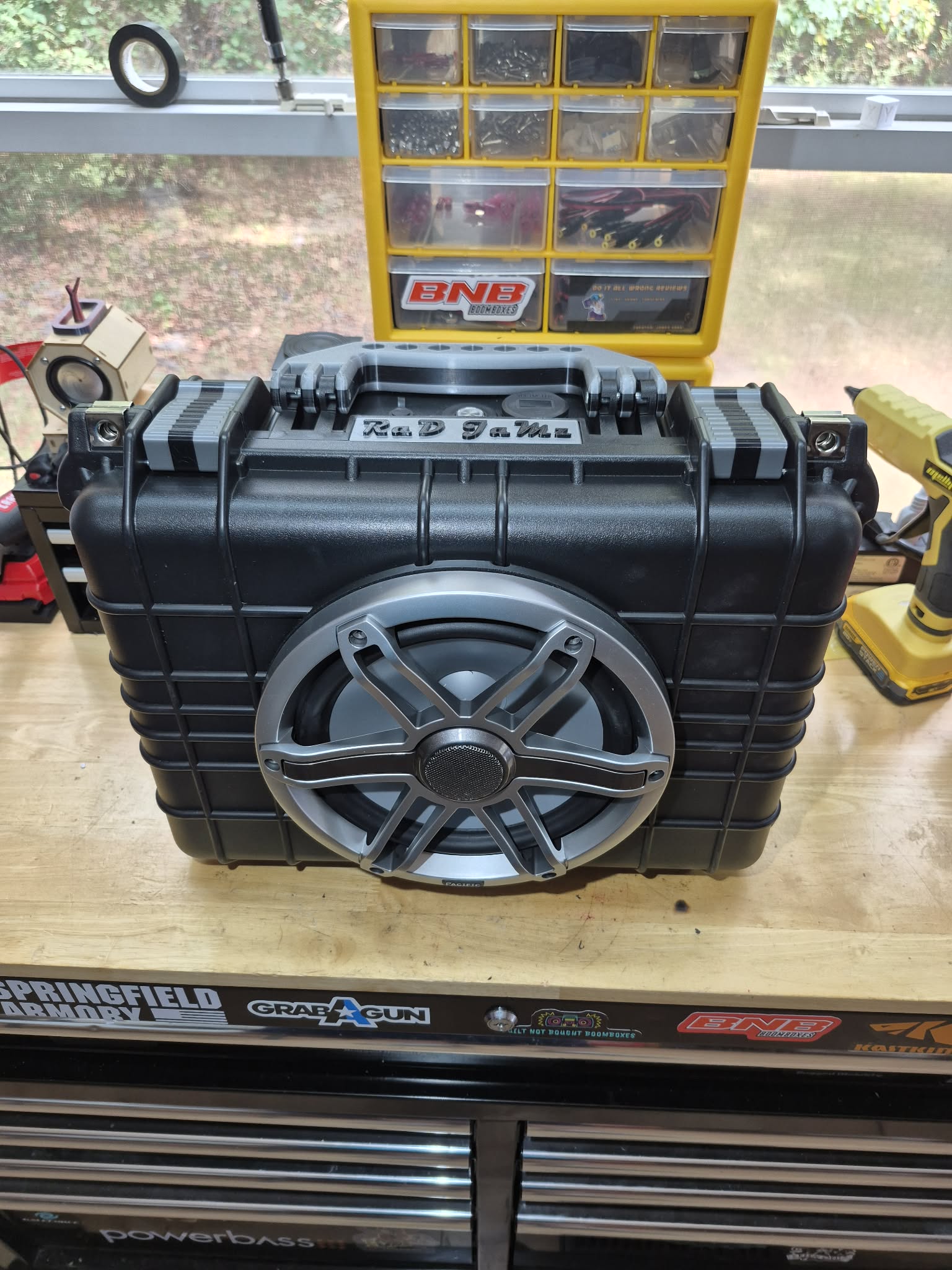 Pacific Audio 8" Bluetooth Boombox